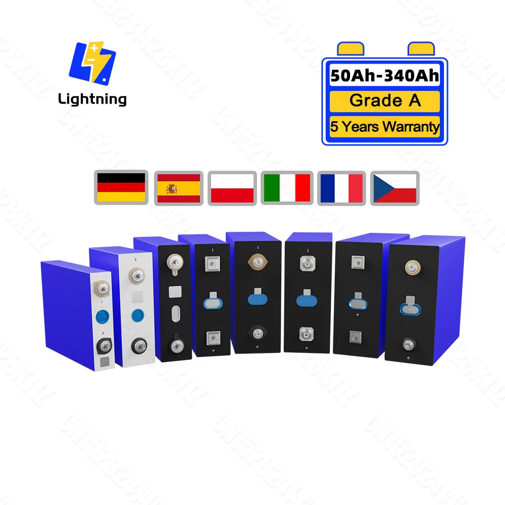 Manufacturer 3.2V 340Ah 320Ah 314Ah 300Ah LFP LiFePO4 Lithium Iron Phosphate For Electric Car Golf Cart Explore Sightseeing Bus