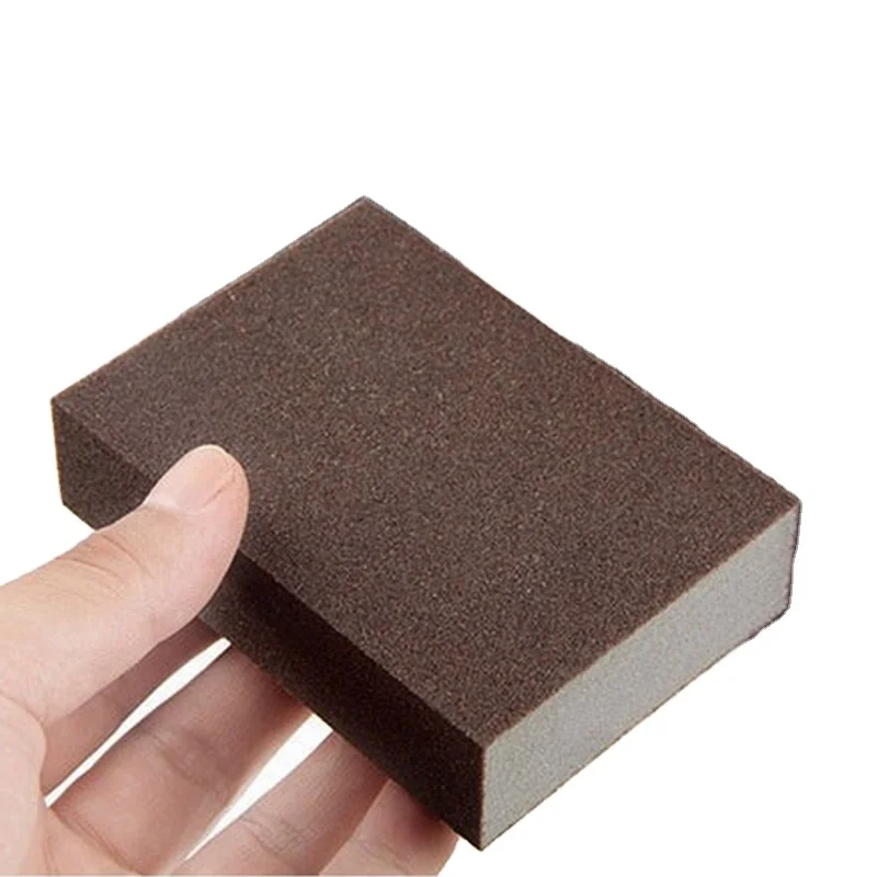 New Product Explosion Strong decontamination diamond sponge hand polishing pad marble stone Acceptable customization