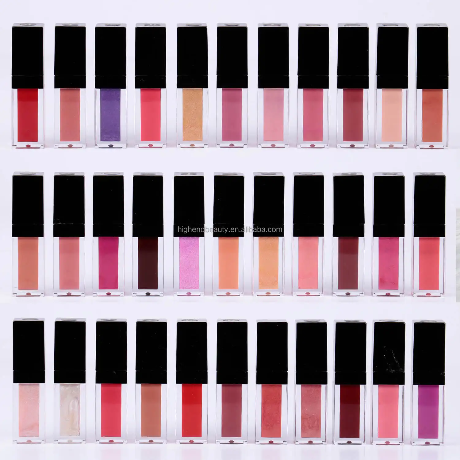 Clear Shiny Vegan Lipgloss Private Label Luxury Lip Gloss Base DIY Lipgloss with Container Tube