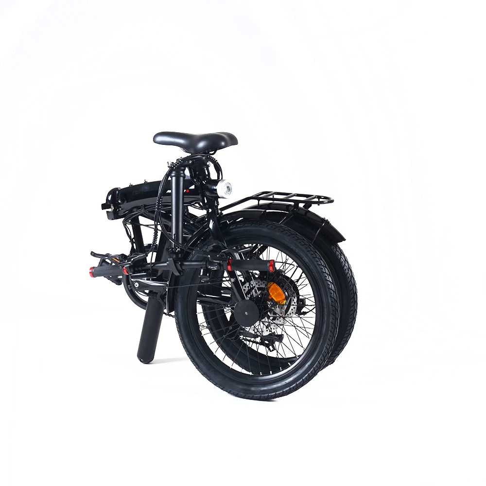 Direct Sale Folding 20 Inch Electric Bike 25Km/h E-Bicycle 250W E-Bike With Integrated Front Light