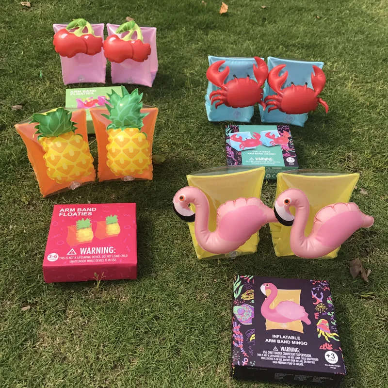 Модные надувные повязки на руку для плавания плавающие рукава повязка круг бассейна игрушка детей малышей