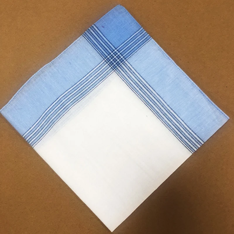 Заводской изготовленный носовой платок на заказ 100% хлопковый носовой платок на заказ 40*40 см носовой платок
