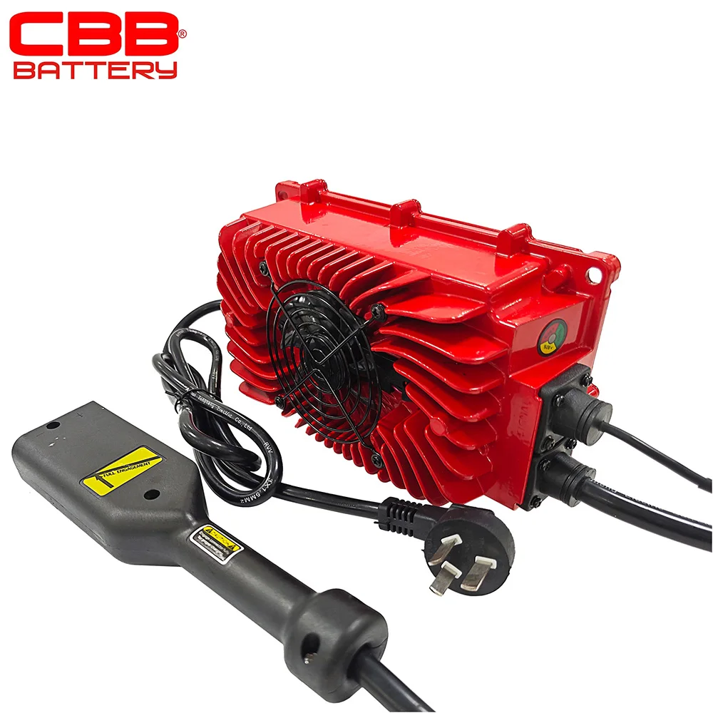 1300W Lithium Battery Charger Battery Accessories for 12V Forklift Golf Car Lead Acid Lifepo4 Batteries