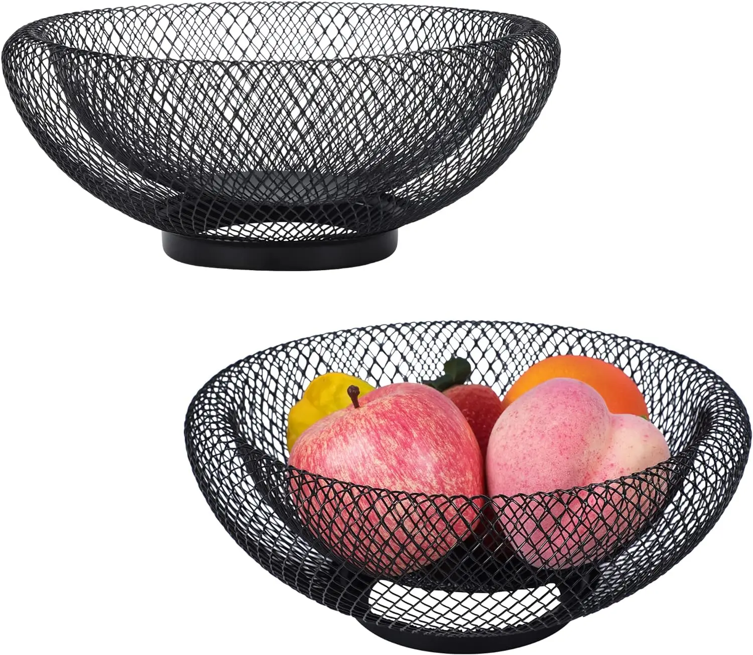 Metal Wire Fruit Basket for Kitchen Counter Home Decor Vegetable and Fruit Bowl Food Carton Party Food Storage Modern 48 CN;ZHE