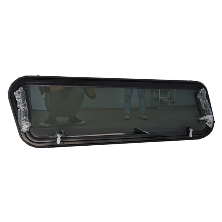 TONGFA Hot Sale Caravan RV Motorhome Aluminum Alloy Pick up Truck Tophung Hinged Window with 3mm Tempered Glass
