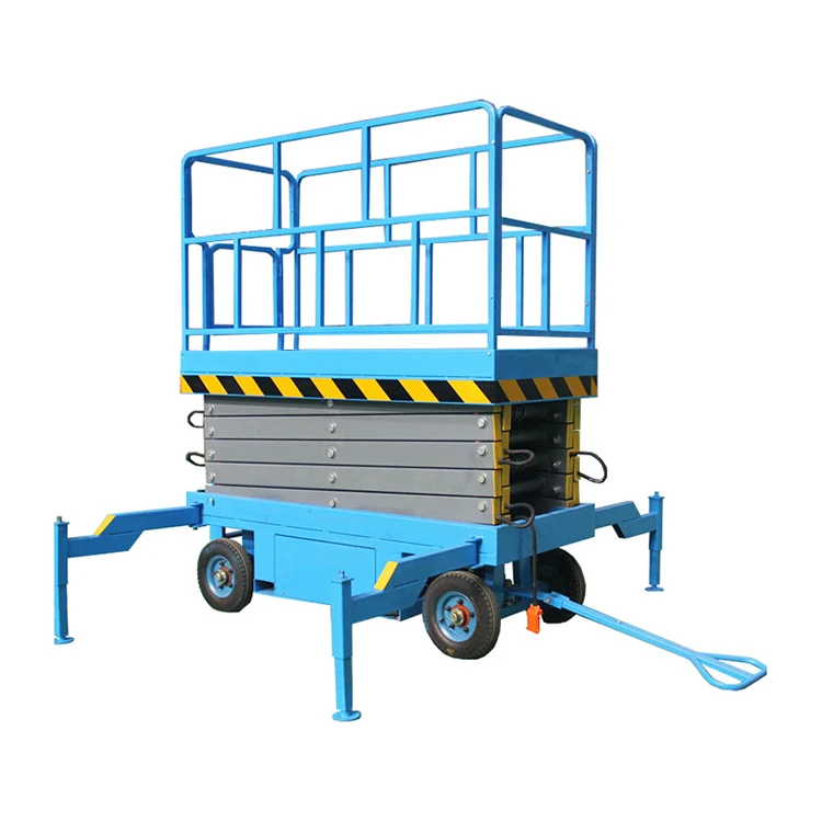 Large Load Capacity 11M Electric Hydraulic Mobile Scissor Lift Table