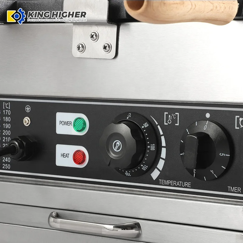 Professional Custom Coin Shaped Waffle Maker Machine with Custom Logo for Home Restaurant Use New Condition Retail Industries