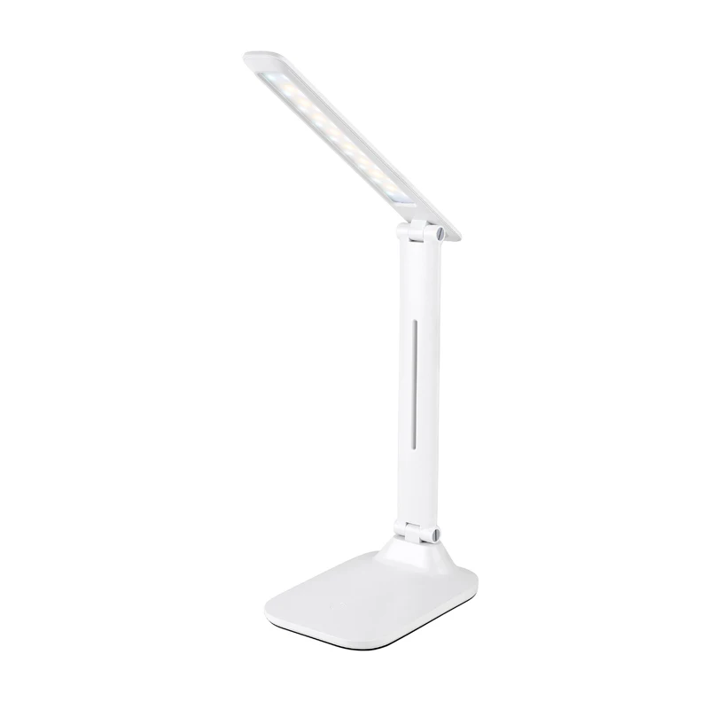 Simple Design Recharging Table Lamp 6000K Aluminium Working Lamp Battery Operated Reading Led Light