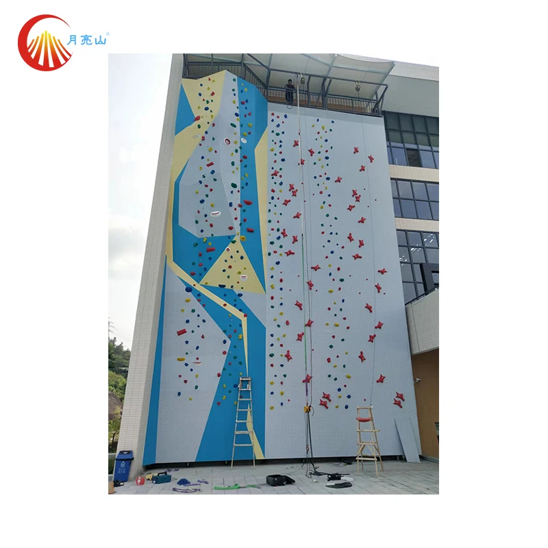 2024 2023 sports park rope obstacle course children fiberglass rock climbing wall board boards