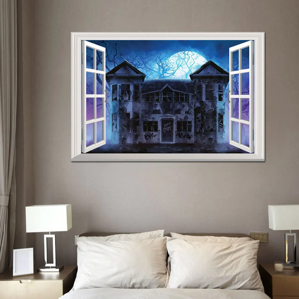 Halloween wallpaper 3d wall sticker wall adhesive sticker wall stickers for kids