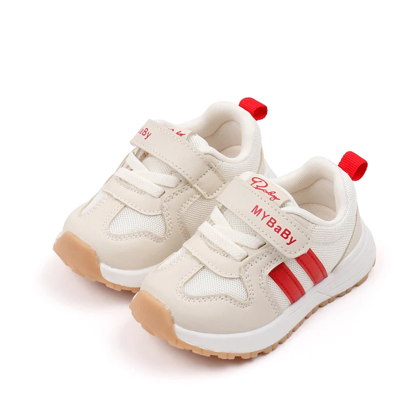 Baby Toddler Shoes Kid Sneaker High Quality Rubber Sole Anti-slip air Mesh Breathable Sport Walking