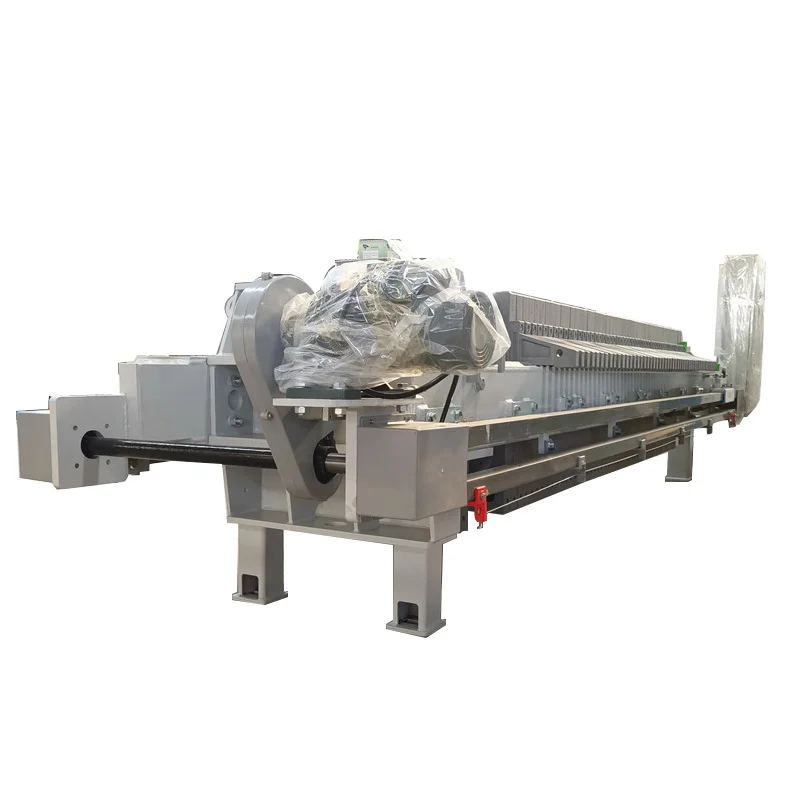 
Hot sale and low price automatic hydraulic box plate and frame filter press for sludge and sewage treatment 