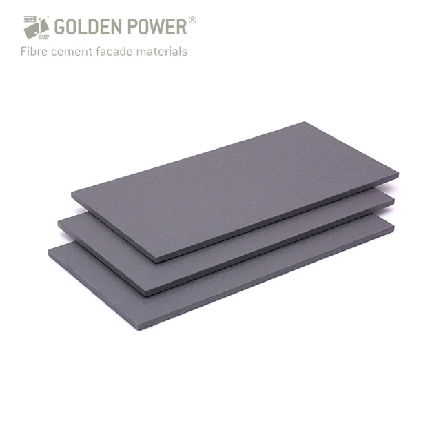 Eco-friendly Fiber Wall Panel Non-Asbestos direct sales wood grain cement fiber board Sidings