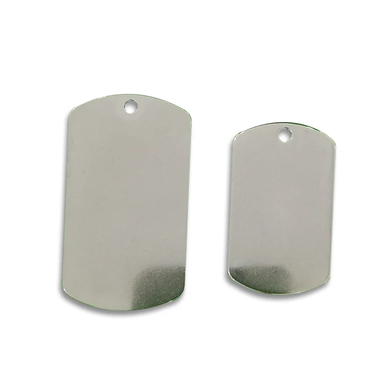 Fish Round Water Droplets Square Various Shapes Stainless Steel Aluminum brass Dog tags