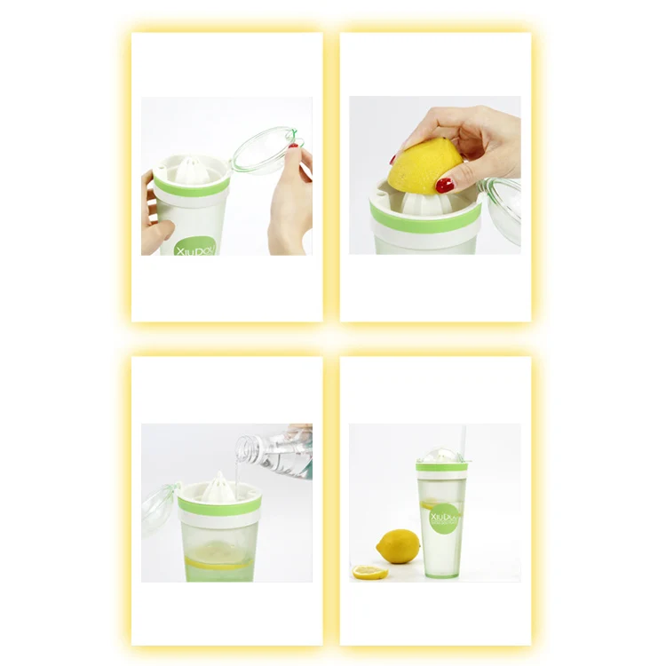 Best Selling Products Bpa Free New Lemon Juice Plastic Travel Cup With Straw