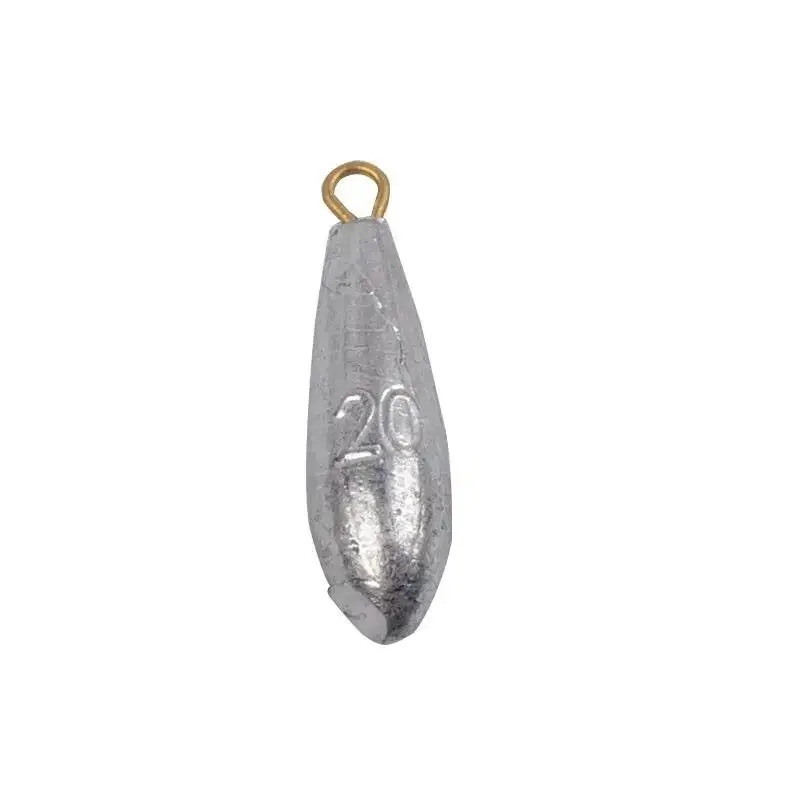 10g/20g/30g/40g/50g/60g/70g/80g/100g-500g Water Droplets Lead Weights Fishing Lead Sinkers Fishing Accessories