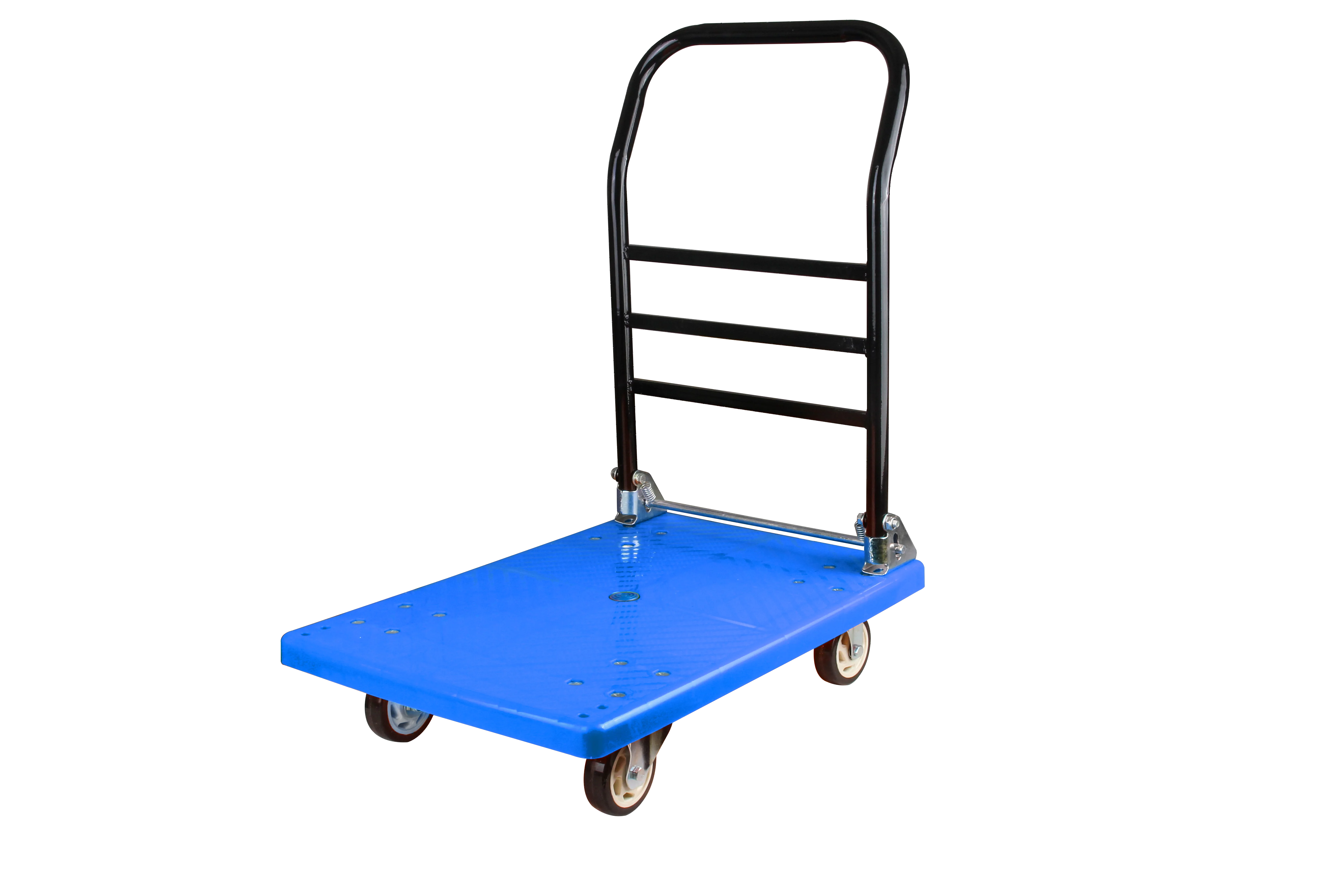 150kg 300kg 500kg Factory Custom Plastic Platform Folding Hand Truck Carts for Warehouse Trolley