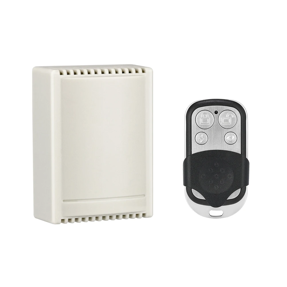 4 buttons remote control 433mhz RF receiver for gate receiver with transmitter