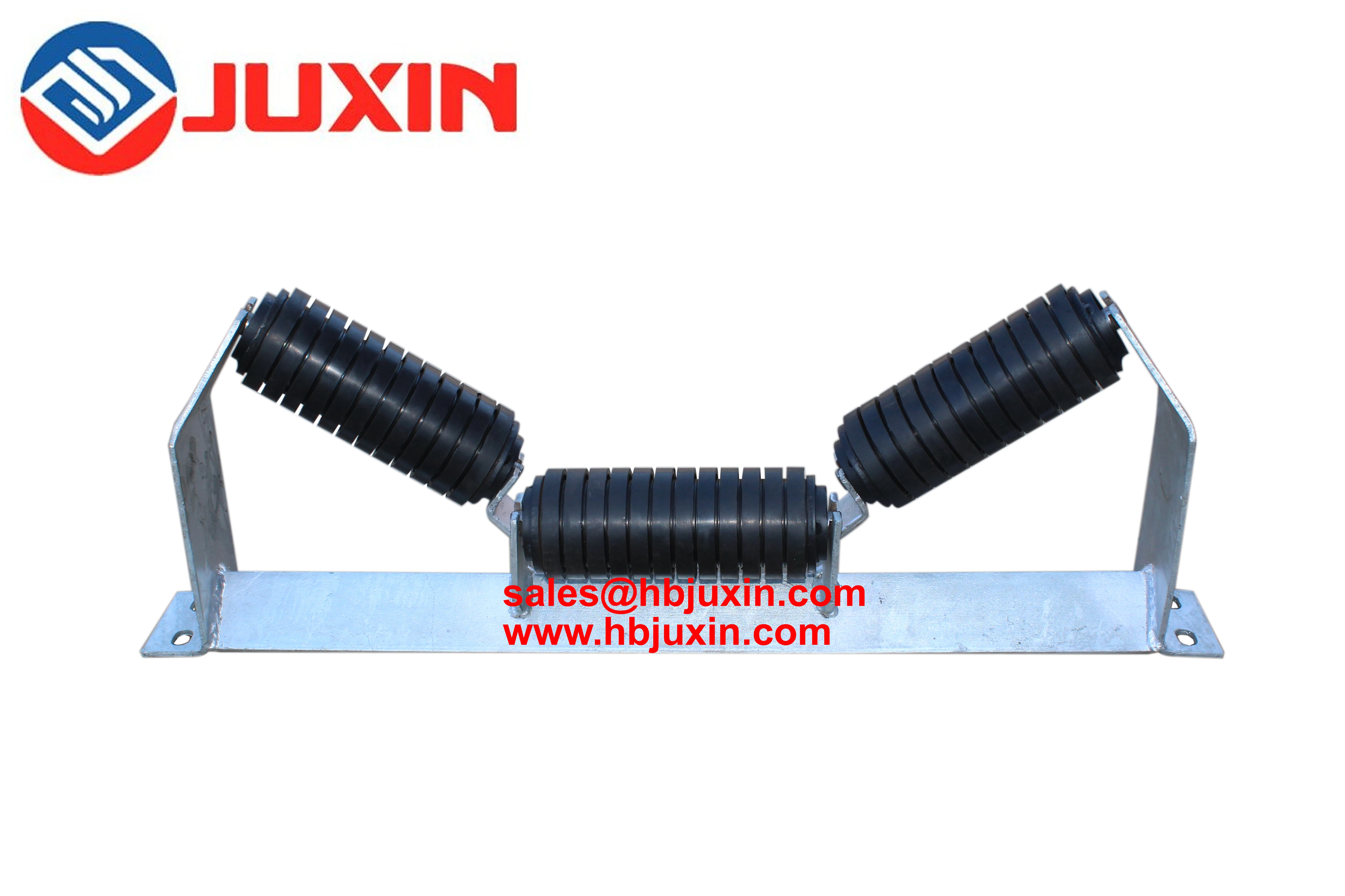Conveyor return roller with ball bearing long life time