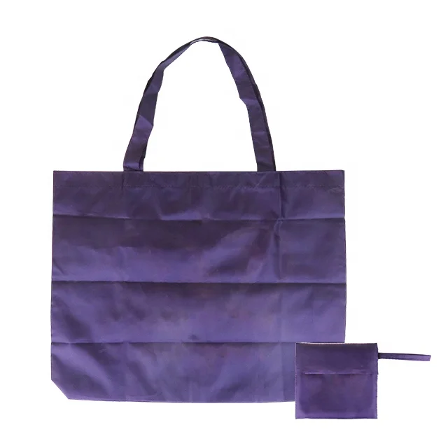 OEM/ODM Shopping Bag Custom Folding Tnt Bolsas Nylon Foldable Grocery Tote Bag With Pocket