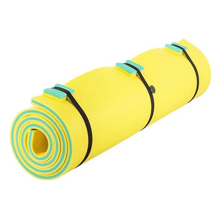Most Popular Manufacturer Swimming Lane Line Eco Friendly Xpe Floating Water Tummy Mat Inflatable Floating Water pad Beach