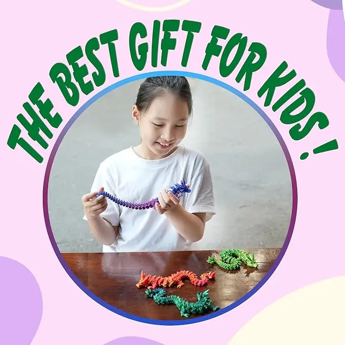 Custom Multicolor 30/45/60 cm Movable Articulated Crystal Dragon Egg Fidget toy For Desktop decorations