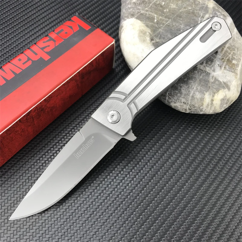 Kershaw 4030 stainless steel KVT folding pocket knife Camping EDC survival hunting knives