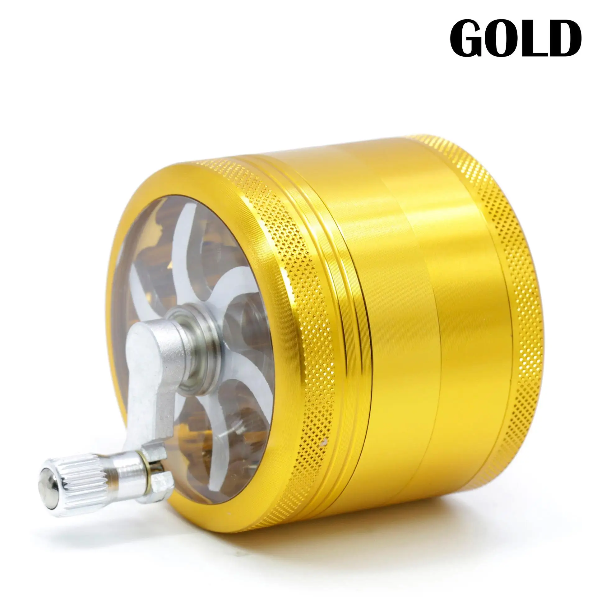 Hand Crank Smoking Grinders Crusher Tobacco Cutter Grinder Metal Hand Muller Weed Accessories