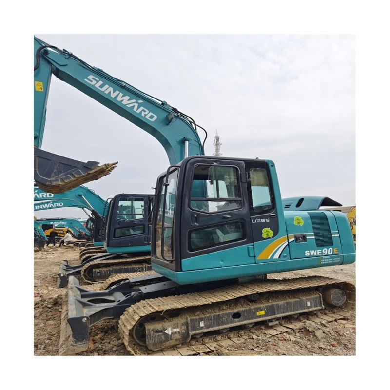 9 Ton used made in China Sunward swe9E mini diggers excavator for sale
