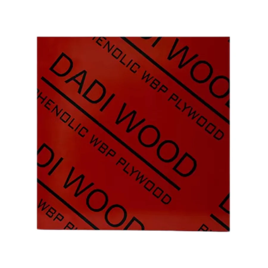 1220X2440mm Red Brown Construction Formwork Film Faced Plywood