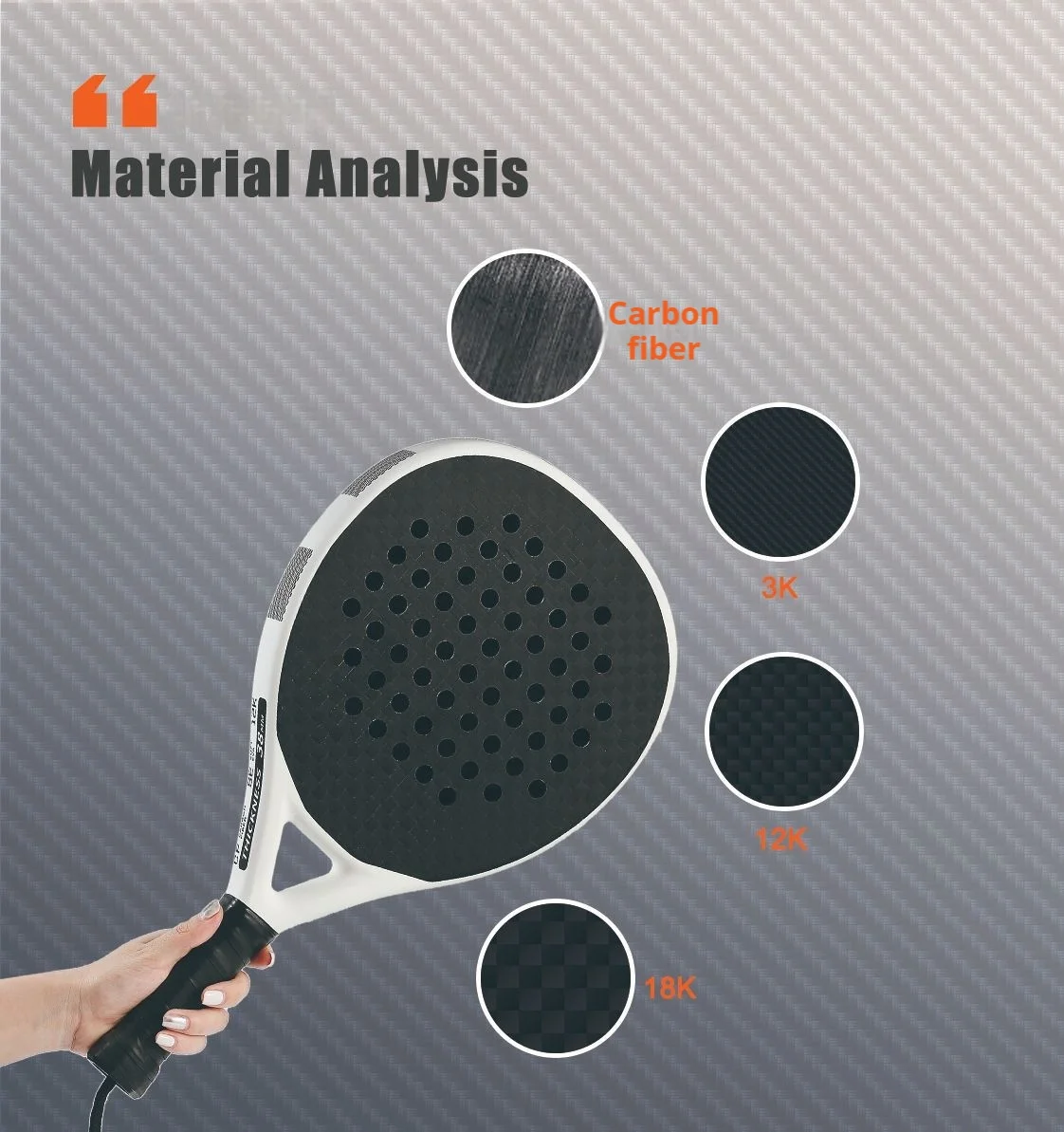 Manufacturer Professional OEM Custom Design Cheap Wholesale Beach Tennis Racket Carbon Fiber Padel Raquets Beach Tennis Rackets