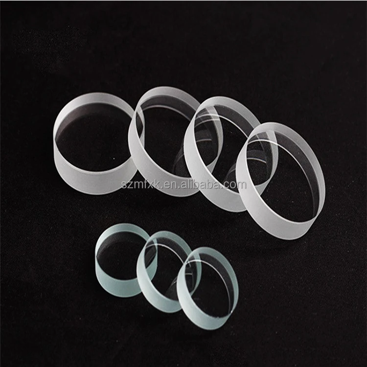 Custom 0.2-10mm thickness tempered glass face tempered circular glass panel