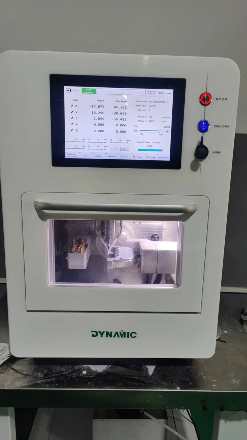 Durable Electric Cad Cam Dental Milling Machine for Glass Ceramic Prostheses With Customizable Metal, Plastic, and Steel Options