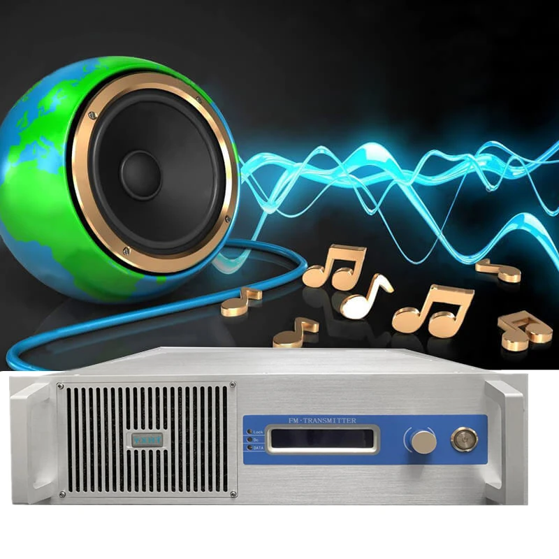 YXHT-1, 3KW FM Transmitter 3000W 3U Stereo Broadcast Equipment forSchool, Church,  Radio Station