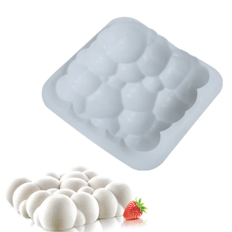 Irregular Cloud Design Silicone Cake Mold 3D Cupcake Jelly Pudding Cookie Muffin Soap Mould DIY Moule Baking Tools