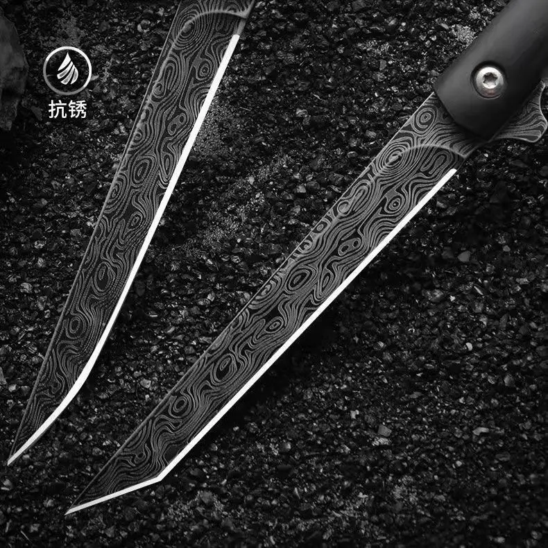 stylish outdoor survival Knife traditional hunting camping metal blade folding pocket knife edc