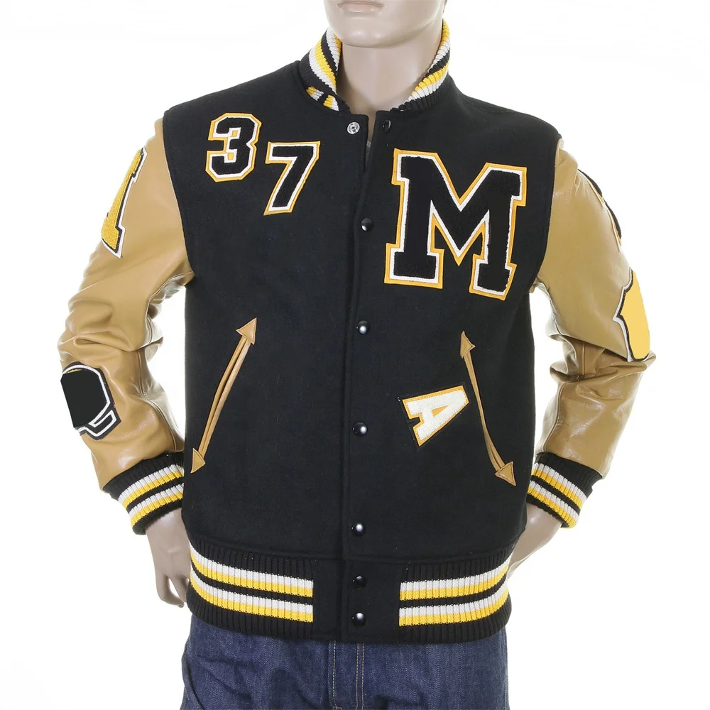 Varsity Jacket Custom Wool Fabric Type Unisex High Quality Varsity Jacket 2021 Hot Sale Men Blank College