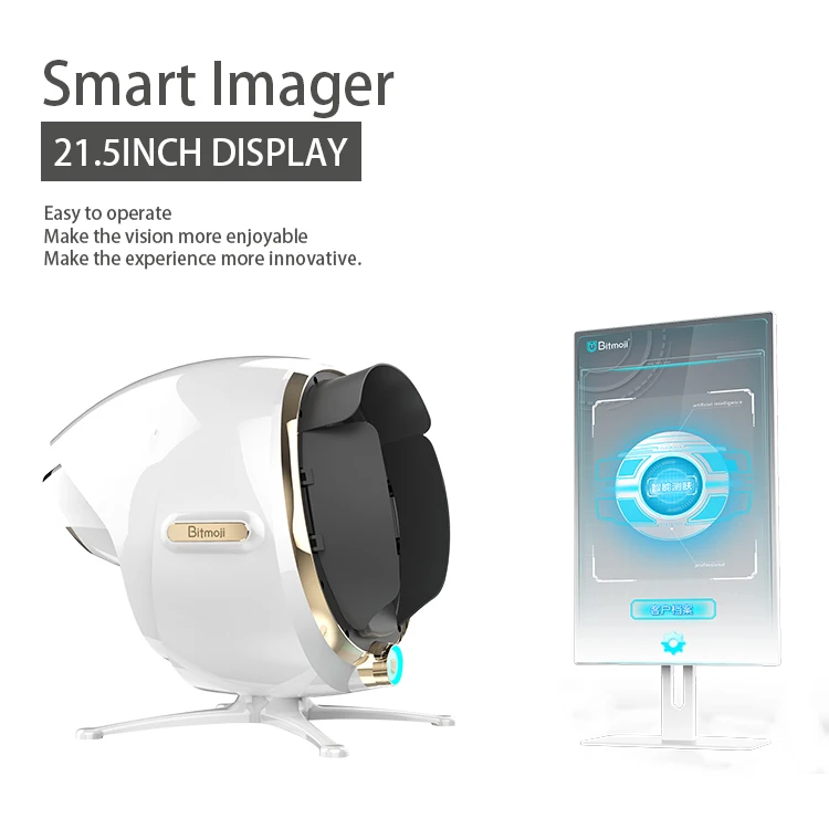 Most Advanced WIFI Smart Mirror 3D Face Test Camera Diagnosis Skin Scanner UV Skin Analyzer Machine
