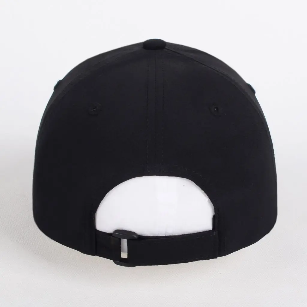 New Arrival Fashion Black Baseball Caps Custom Logo Luxury Fitted Sports Hat for Men and Women