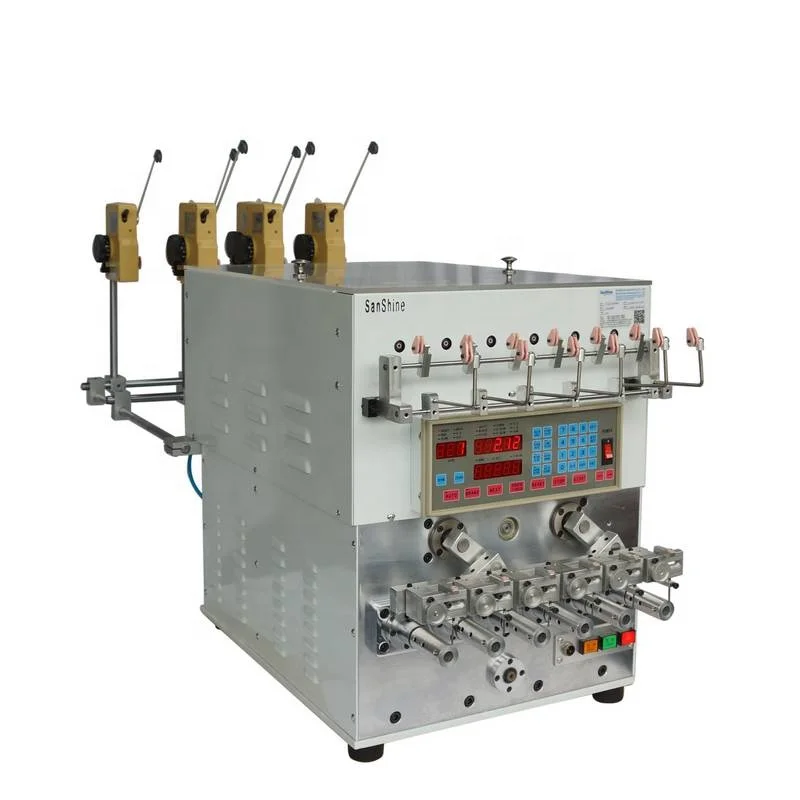 Six spindles automatic fine wire 60Hz lamination transformator skein winding machine