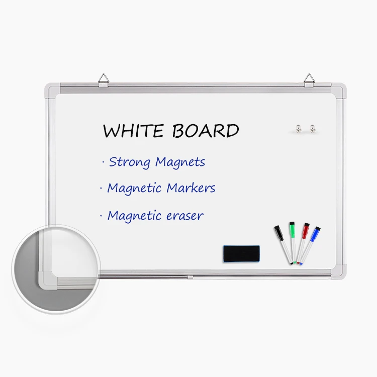 Wall Hanger Whiteboard Aluminium Frame Erase Board Magnetic Writing  board for Office