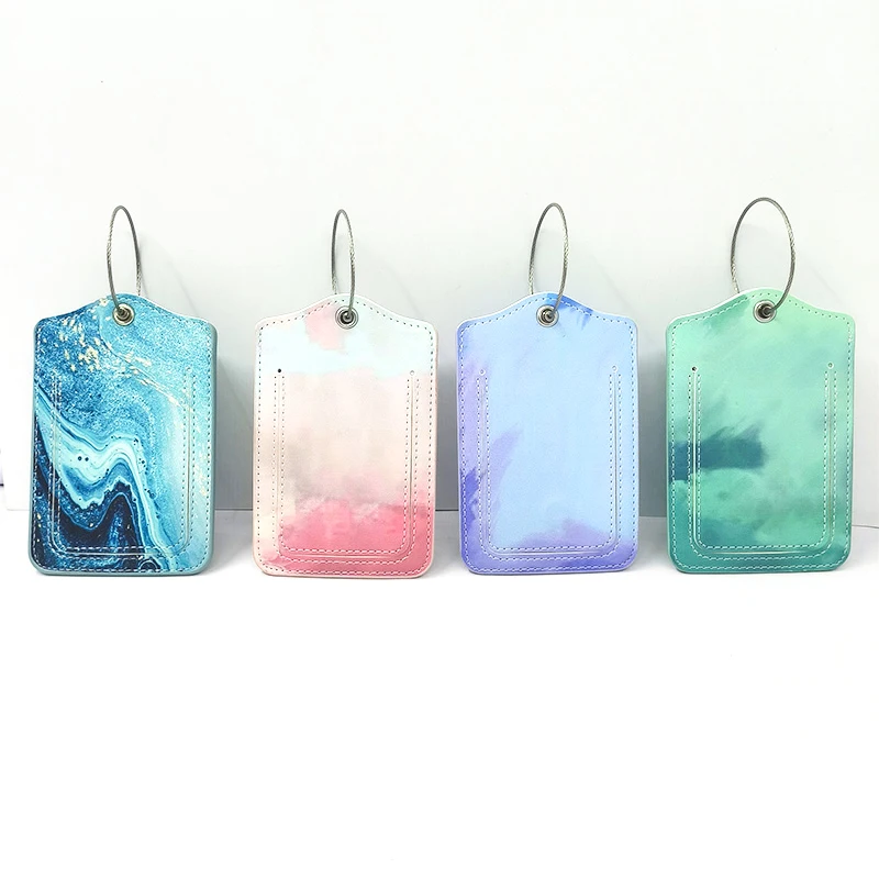 Ярлыки с именной идентификацией, ярлыки из нержавеющей стали, индивидуальная сублимационная бирка для багажа