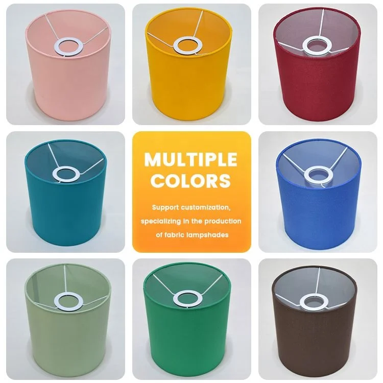 Custom Modern Hotel Table Floor Lamp Lampshade Fabric Lampshade For Wholesale