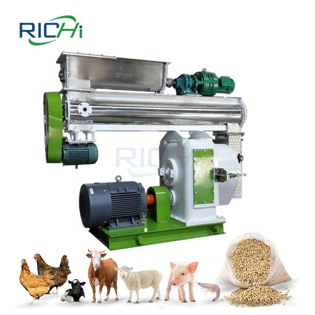 RICHI Complete Corn and Soybean Poultry Animal Feed Machine Price