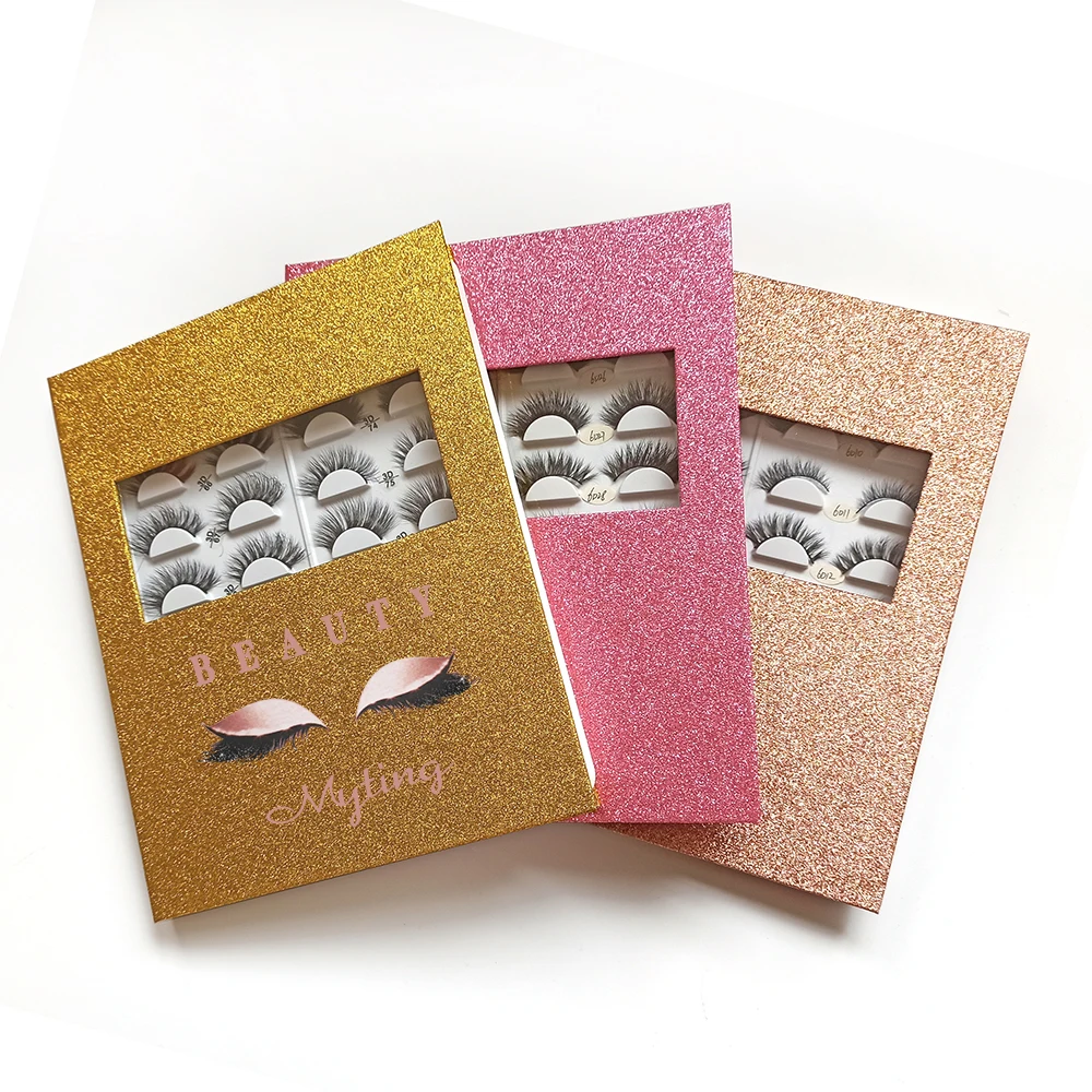 
Muting Best Selling Wholesale Mink Lashes 16 Pair False Lash Book Custom Eyelash Book Packaging 