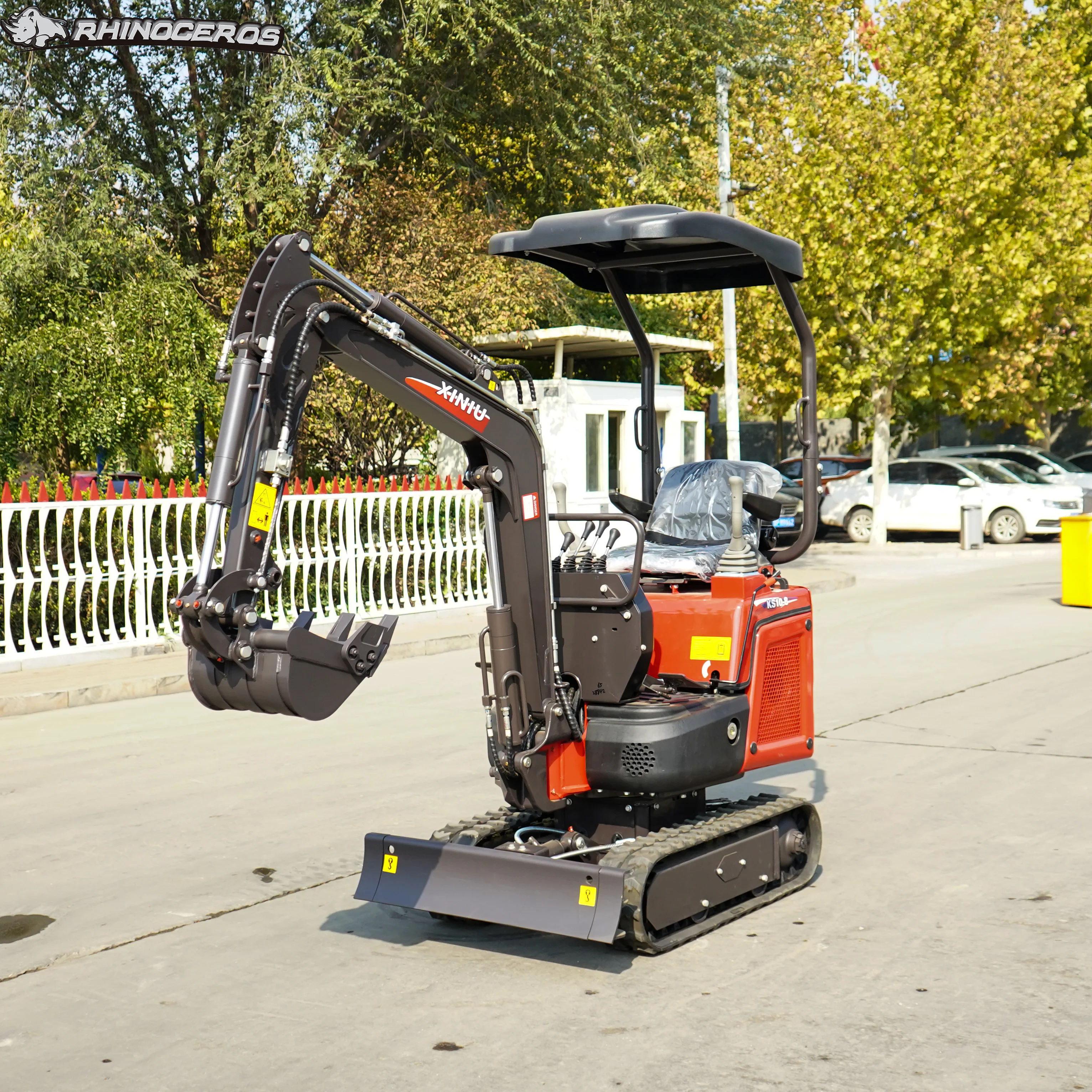 Rhoroceros XINIU KS10-8 1 0 т Недорогой Китайский мини-экскаватор маленький digger1ton 2 тонны для продажи гусеничный экскаватор