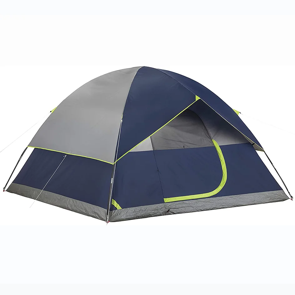 Dawsy 3 Preson Camping Equipment Portable Modern Outdoor Oxford Cloth Family Camping Tent For All Season Big Family Tent