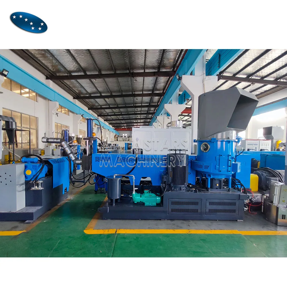PP PE HDPE LDPE Waste Plastic Recycling Granulator Plastic Pelletizing Pellet Making Machine