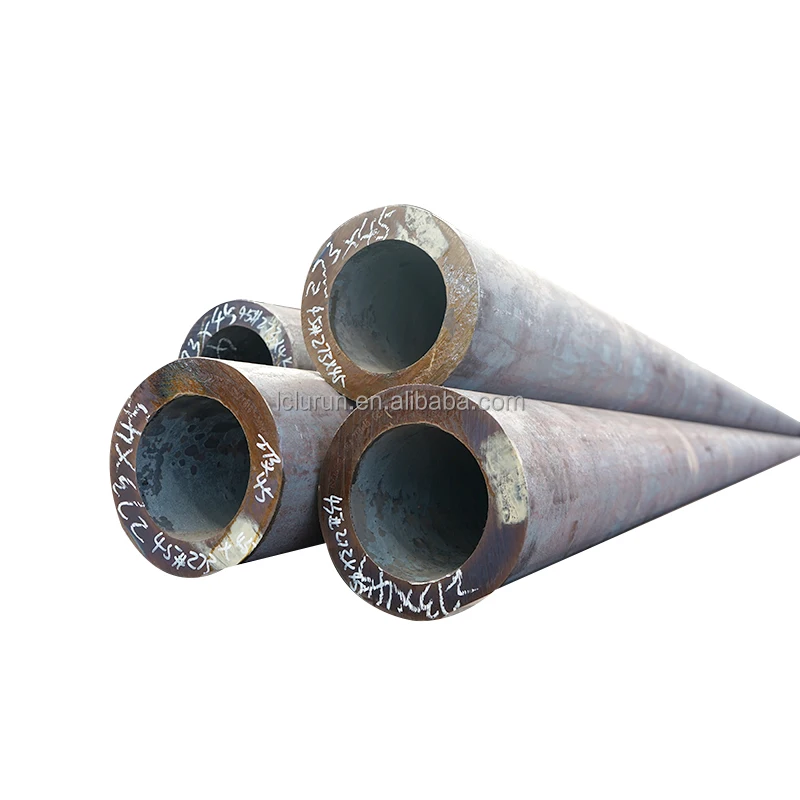 Custom Hot Rolled A36 Q235 1020 20# 45# 1025 1045 42Crmo 4140 16Mn Astm A106 MS Seamless Round Carbon Alloy Steel Pipe