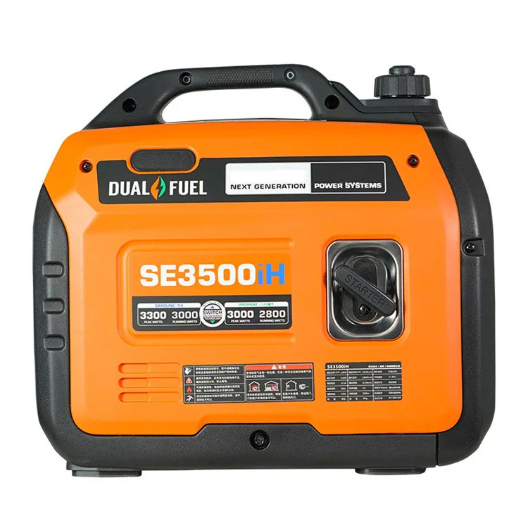 Wholesale Dual Fuel Power Equipment LPG Generators Super Silent Portable Inverter Generators 2800 Watt